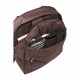 Mochila de poliéster de color café