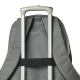 Mochila de poliéster con espacio para laptop color gris