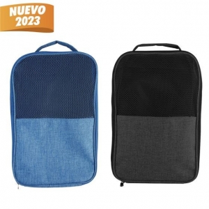 Zapatera de poliéster con malla cuenta con 2 colores