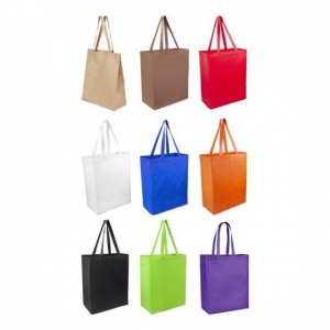 Bolsa de non woven con varios colores