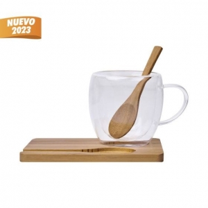 Set de taza con capacidad de 250 ml