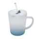 Taza de vidrio con color degradado capacidad de 400 pzs