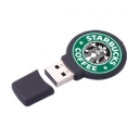 U. de memoria flash 4GB plastico redonda