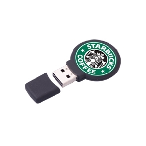 U. de memoria flash 4GB plastico redonda