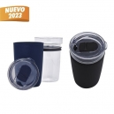 Termo de vidrio con doble pared capacidad de 480