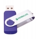 U. de memoria flash 4GB metal giratoria