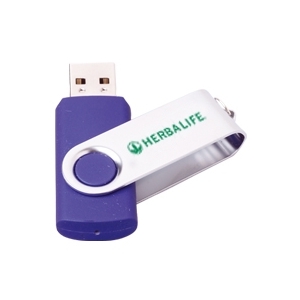 U. de memoria flash 4GB metal giratoria