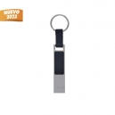 Llavero USB de metal con hule capacidad de 16 GB