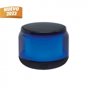 Bocina bluetooth de plástico y luz RGB con 3 efectos