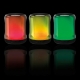 Bocina bluetooth recargable luz RGB