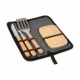 Set de BBQ con accesorios de acero inoxidable