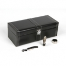 Set para vinos de curpiel