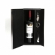 Set para vino y estuche de curpiel con 3 accesorios