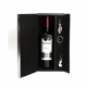 Set para vino y estuche de curpiel con 3 accesorios