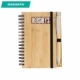 Libreta de bambú con 70 hojas de papel Kraft