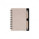 Libreta con pasta de fibra de trigo