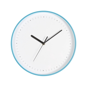 Reloj de pared de plástico y marco de colores pastel