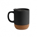 Taza de cerámica con base de corcho capacidad de 400 ml