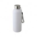 Botella de plástico color blanco con capacidad de 600 ml