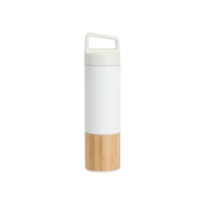 Termos de acero inoxidable de bambú cap 500 ml