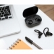 Audífonos bluetooth de plástico color negro