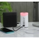 Cargador de plástico con 4 puertos USB