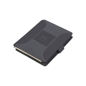 Carpeta con cargador inalámbrico