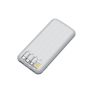 Power bank de 10000 mAh con 4 cables