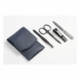 Set de manicure con 4 piezas y estuche de curpiel