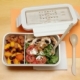 Contenedor de alimentos de fibra de trigo