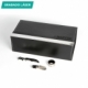 Set para vino y estuche de curpiel con 3 accesorios