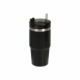 Vaso de acero inoxidable con popote y capa de 600 ml
