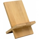 Soporte de escritorio para celular de bambú