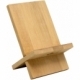 Soporte de escritorio para celular de bambú