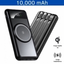 Power bank con 4 cables diferentes