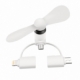 Mini ventilador portatil 3 en 1