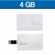 Memoria USB en forma de tarjeta de 4 GB