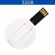 Memoria USB en forma redonda, capacidad de 32 GB