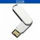 Memoria USB giratoria metálica de 32 GB