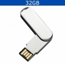 Memoria USB giratoria metálica de 32 GB