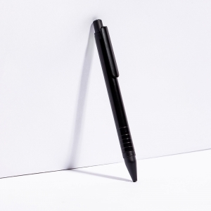 Bolígrafo de aluminio color negro