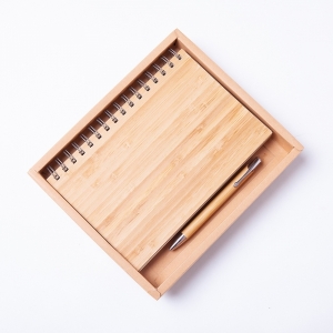 Set de libreta y bolígrafo ecológico