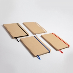 Libreta ecológica con cubierta dura de cartón