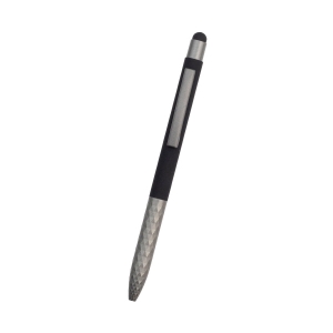 Bolígrafo con barril de aluminio clip y punta metálicos