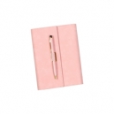 Carpeta de curpiel con libreta de 100 hojas rayadas
