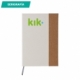 Libreta fabricada en milk paper