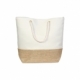 Bolsa de playa fabricada en poliéster y yute