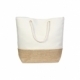 Bolsa de playa fabricada en poliéster y yute