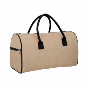 Maleta de yute laminado con 1 compartimento