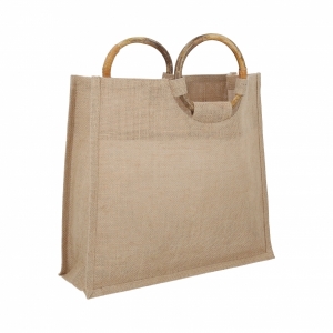 Bolsa de yute con doble asas